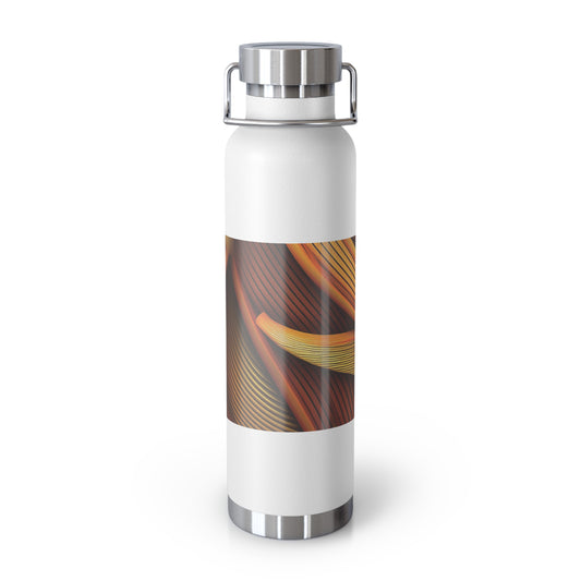 Colorful Copper Insulated Water Bottle - 22oz