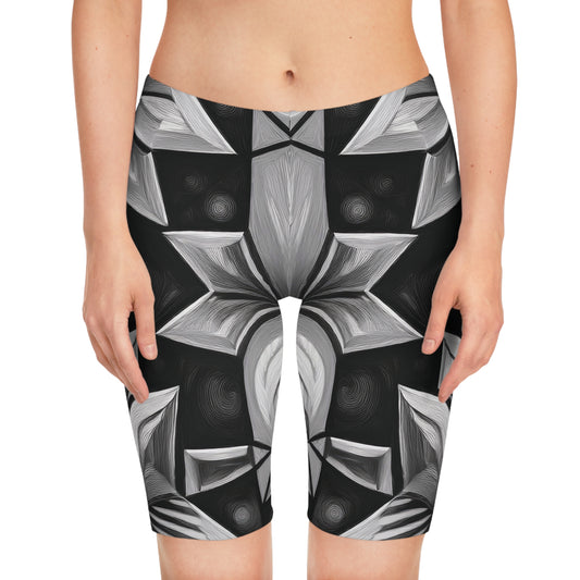 Bike Shorts In Black and White