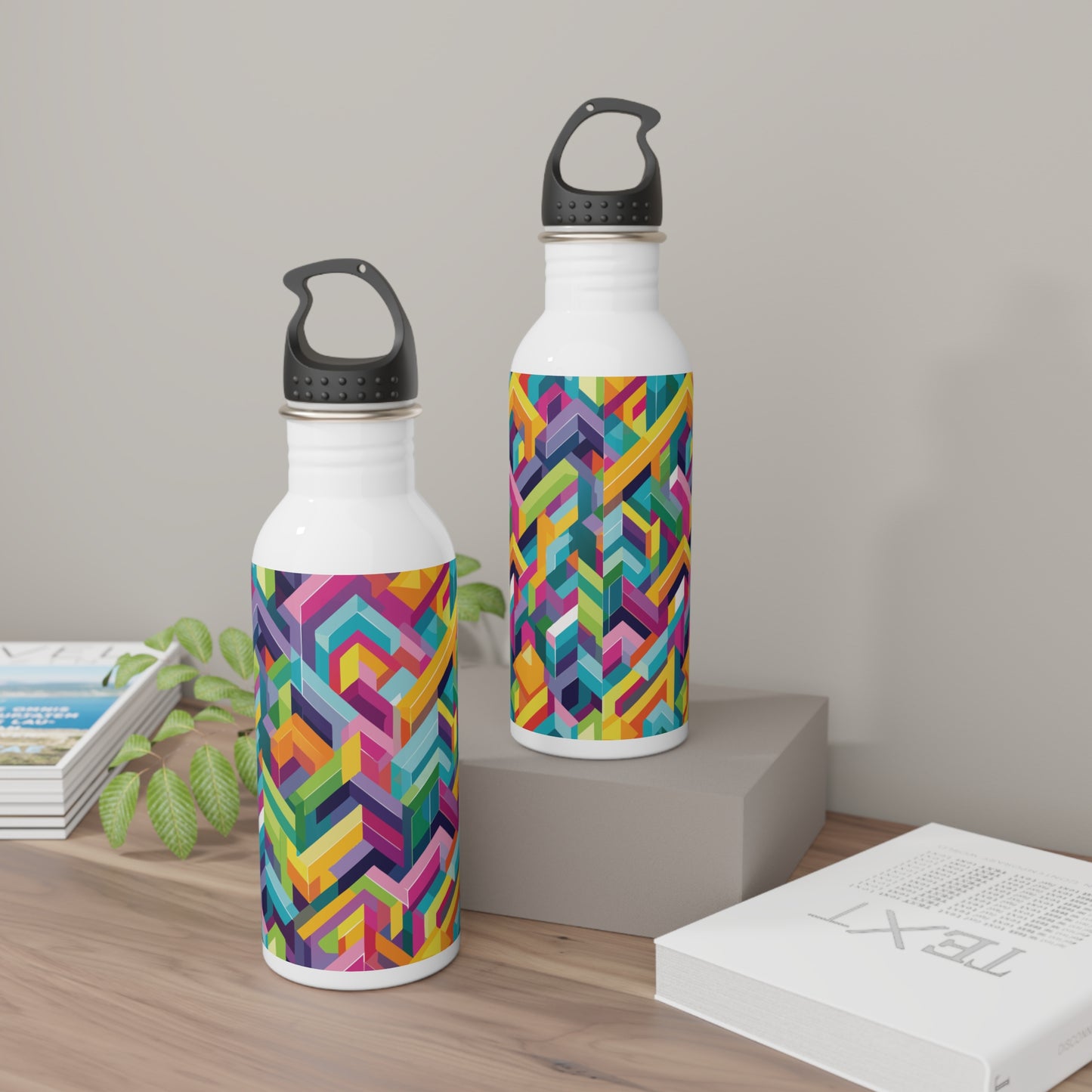 Colorful Steel Water Bottle - Eco-Friendly Hydration for Fitness & Travel