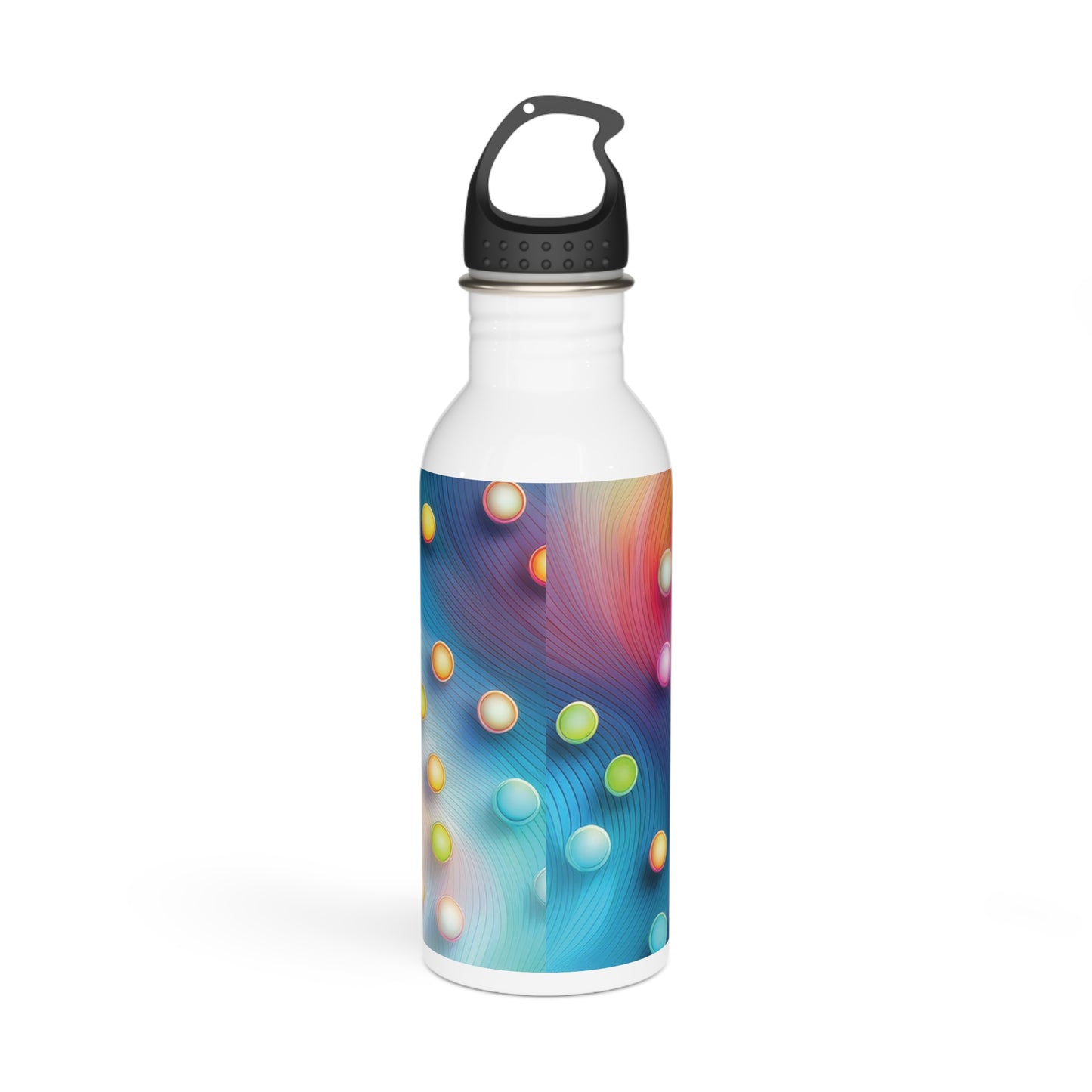 Colorful Steel Water Bottle - Eco-Friendly Hydration for Fitness & Travel, 20oz