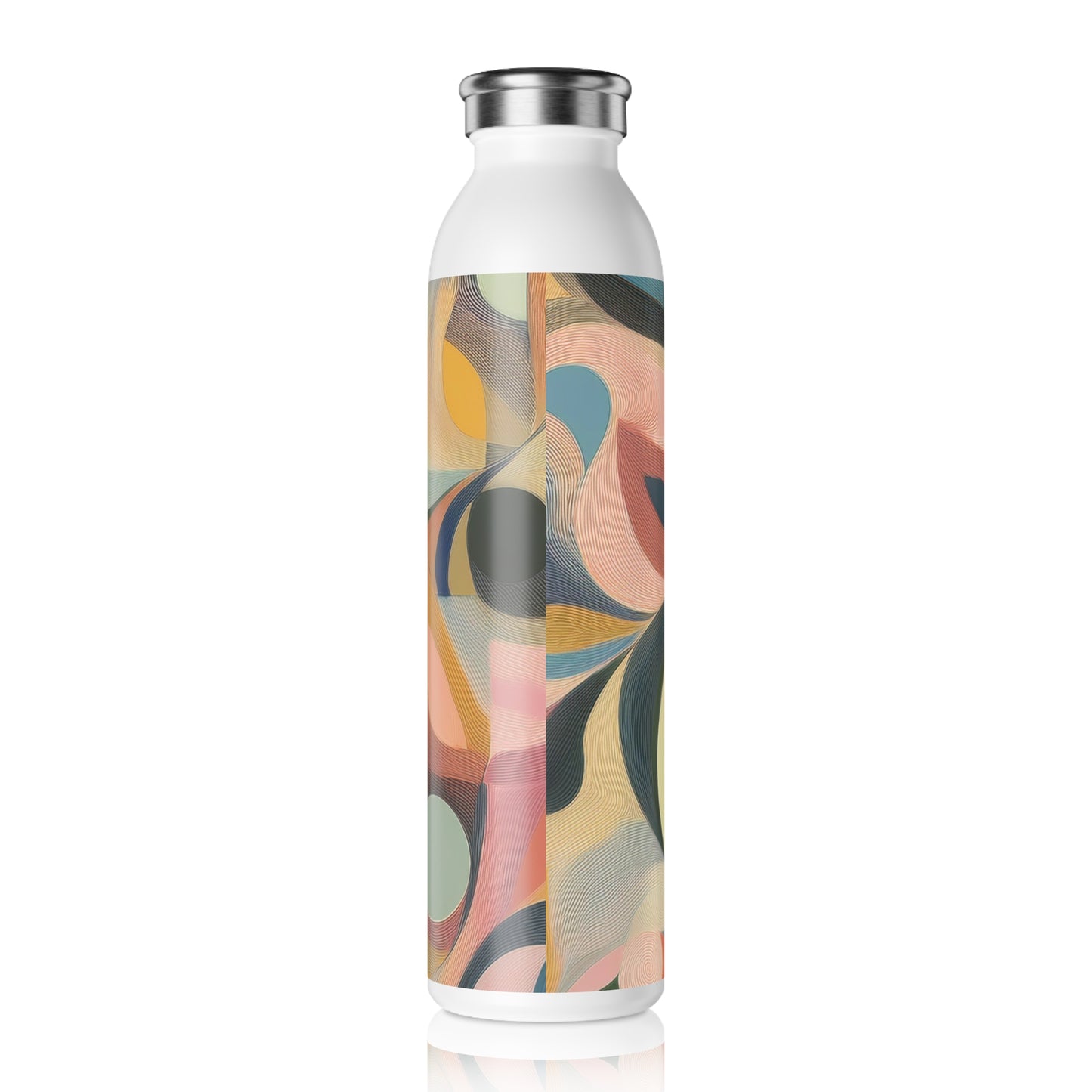 Vibrant Slim Water Bottle - Colorful Design for Active Lifestyles