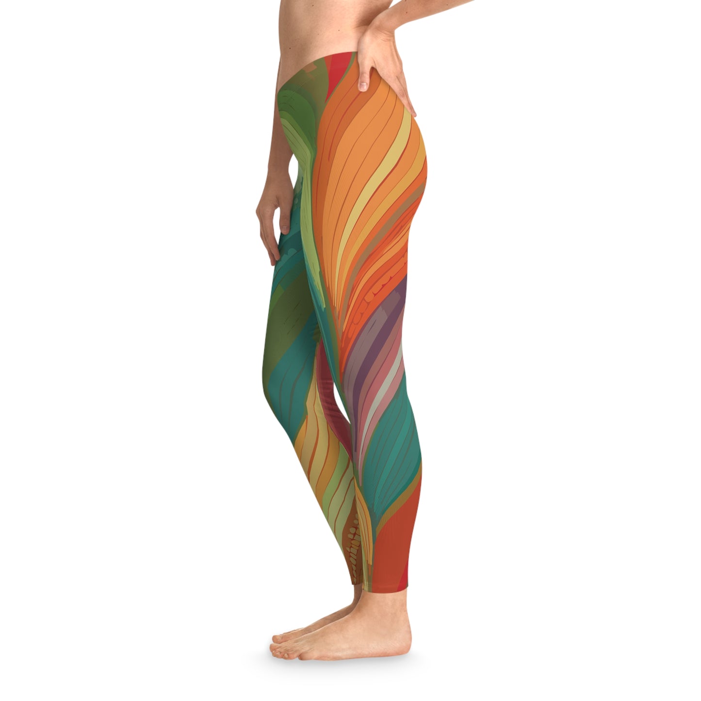 Leggings with Abstract print