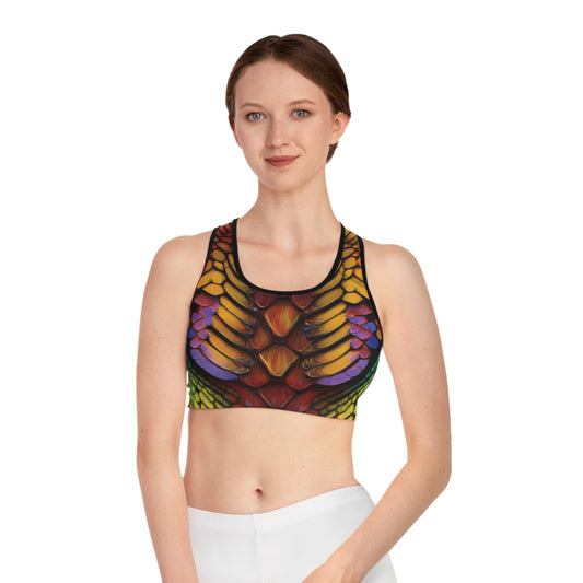 Sports Bra with Animal prints - Snake - 5