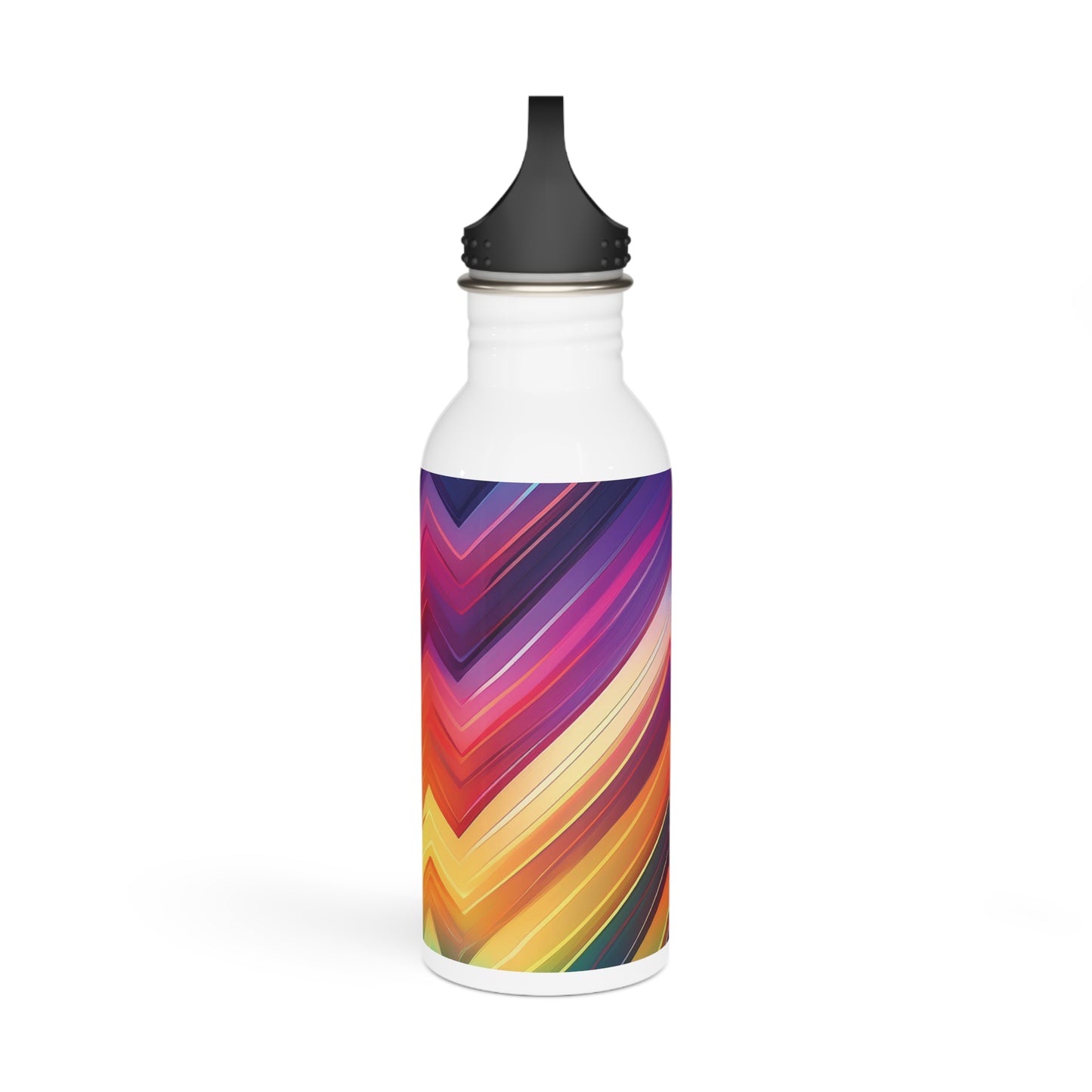 Colorful Steel Water Bottle - Eco-Friendly Hydration for Fitness & Travel, 20oz