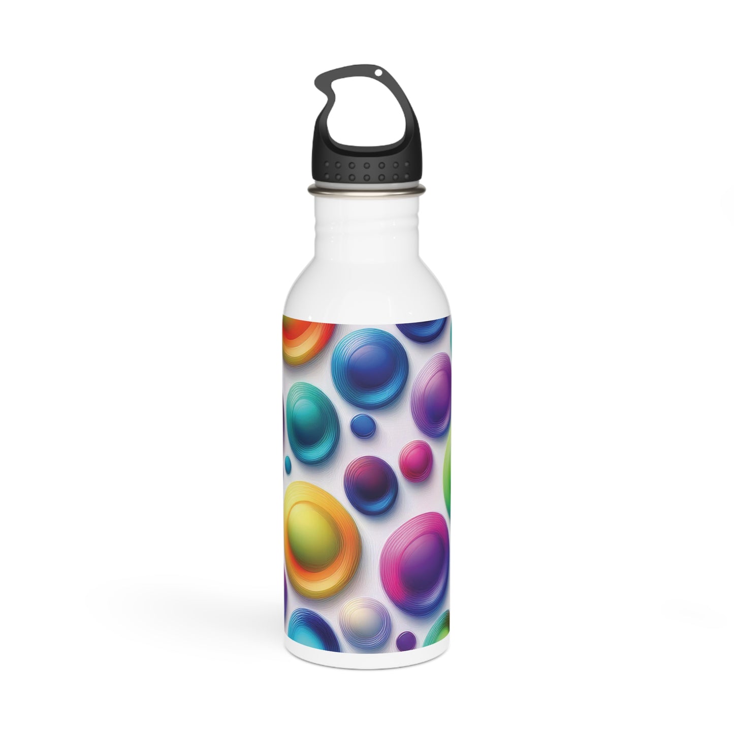 Colorful Steel Water Bottle - Eco-Friendly Hydration for Fitness & Travel, 20oz