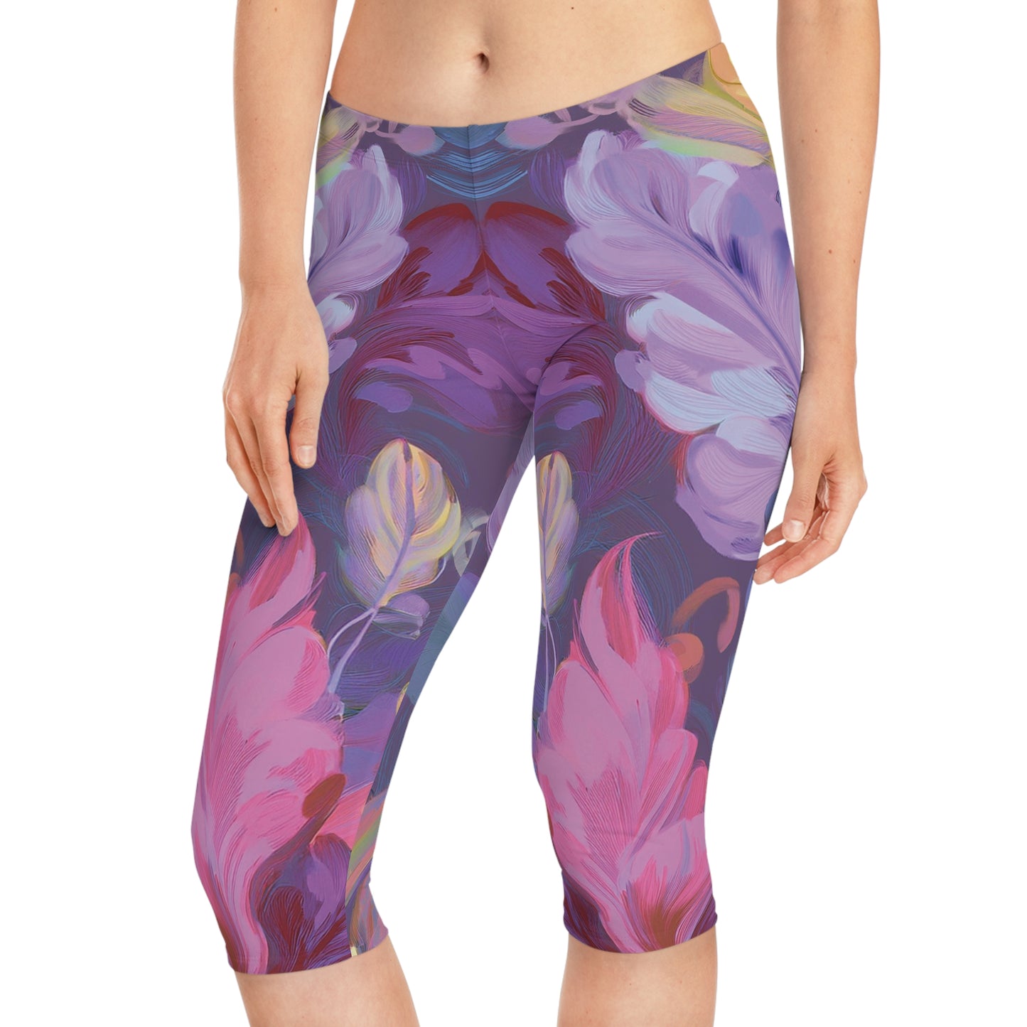 Capri leggings with Floral print