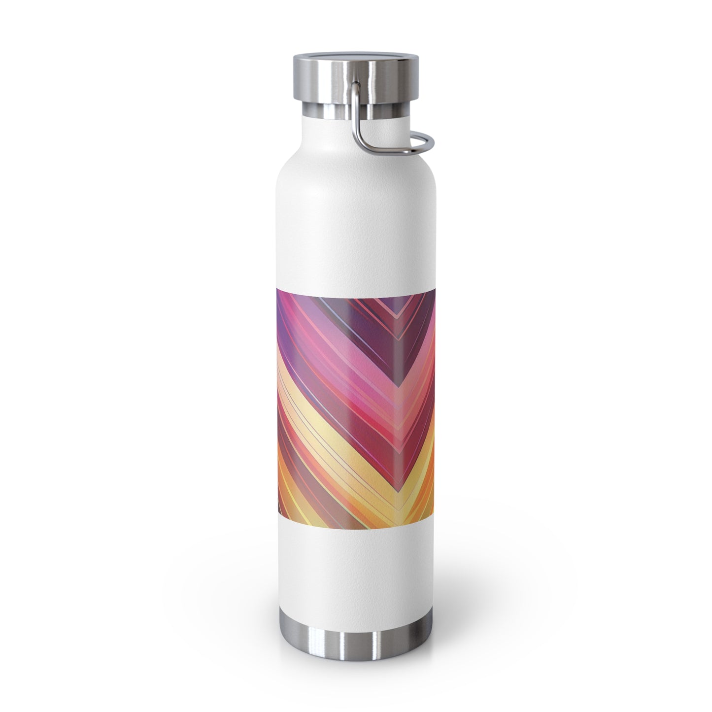 Colorful Copper Insulated Water Bottle - 22oz