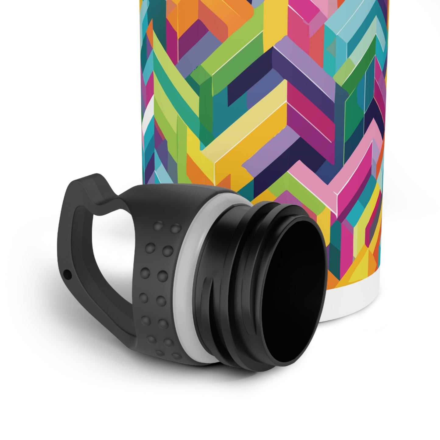 Colorful Steel Water Bottle - Eco-Friendly Hydration for Fitness & Travel