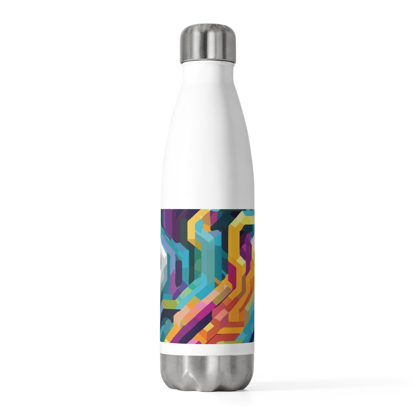 Colorful 20oz Insulated Bottle - Stylish Water Bottle for Active Lifestyles