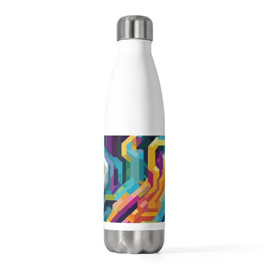 Colorful 20oz Insulated Bottle - Stylish Water Bottle for Active Lifestyles