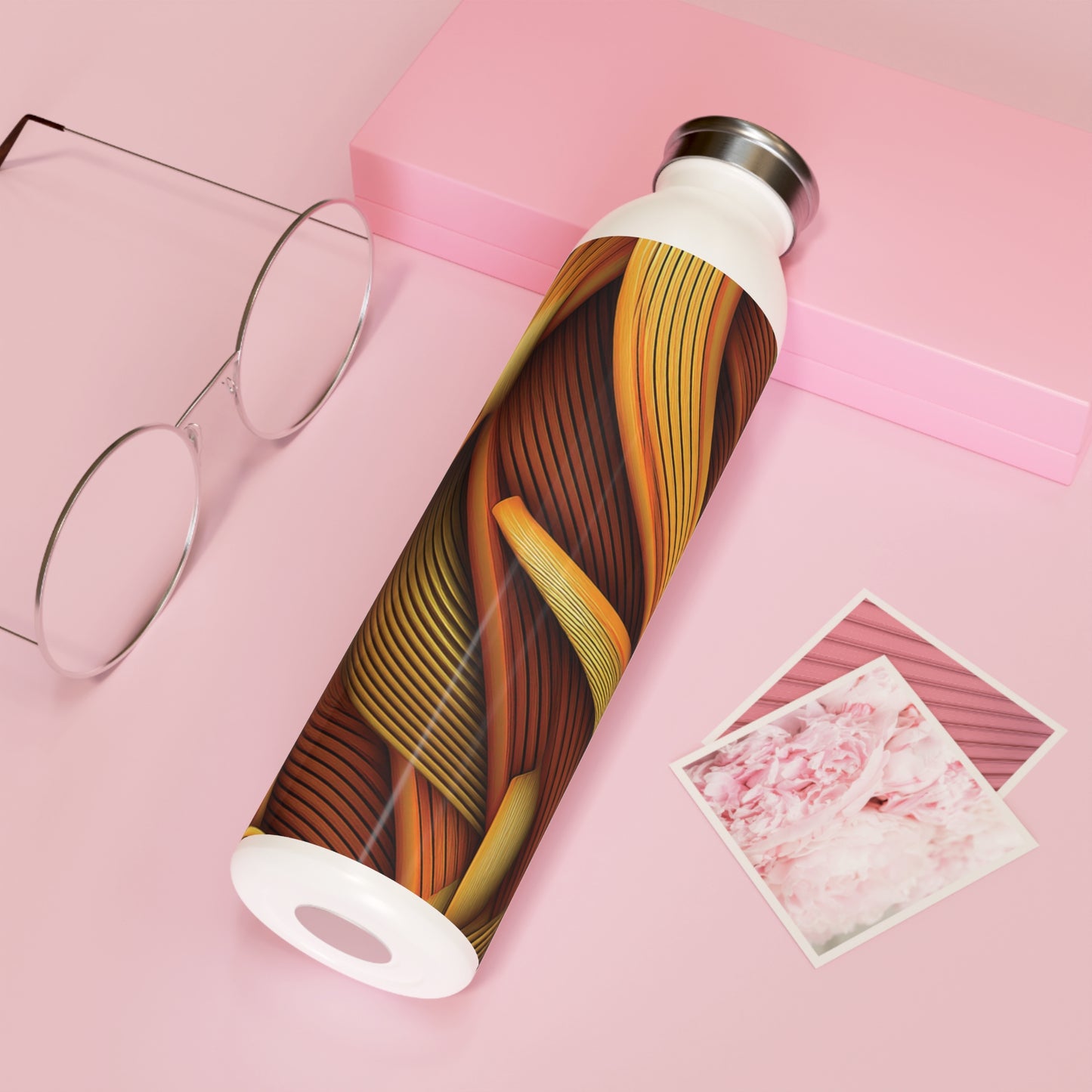 Vibrant Slim Water Bottle - Colorful Design for Active Lifestyles, 20oz