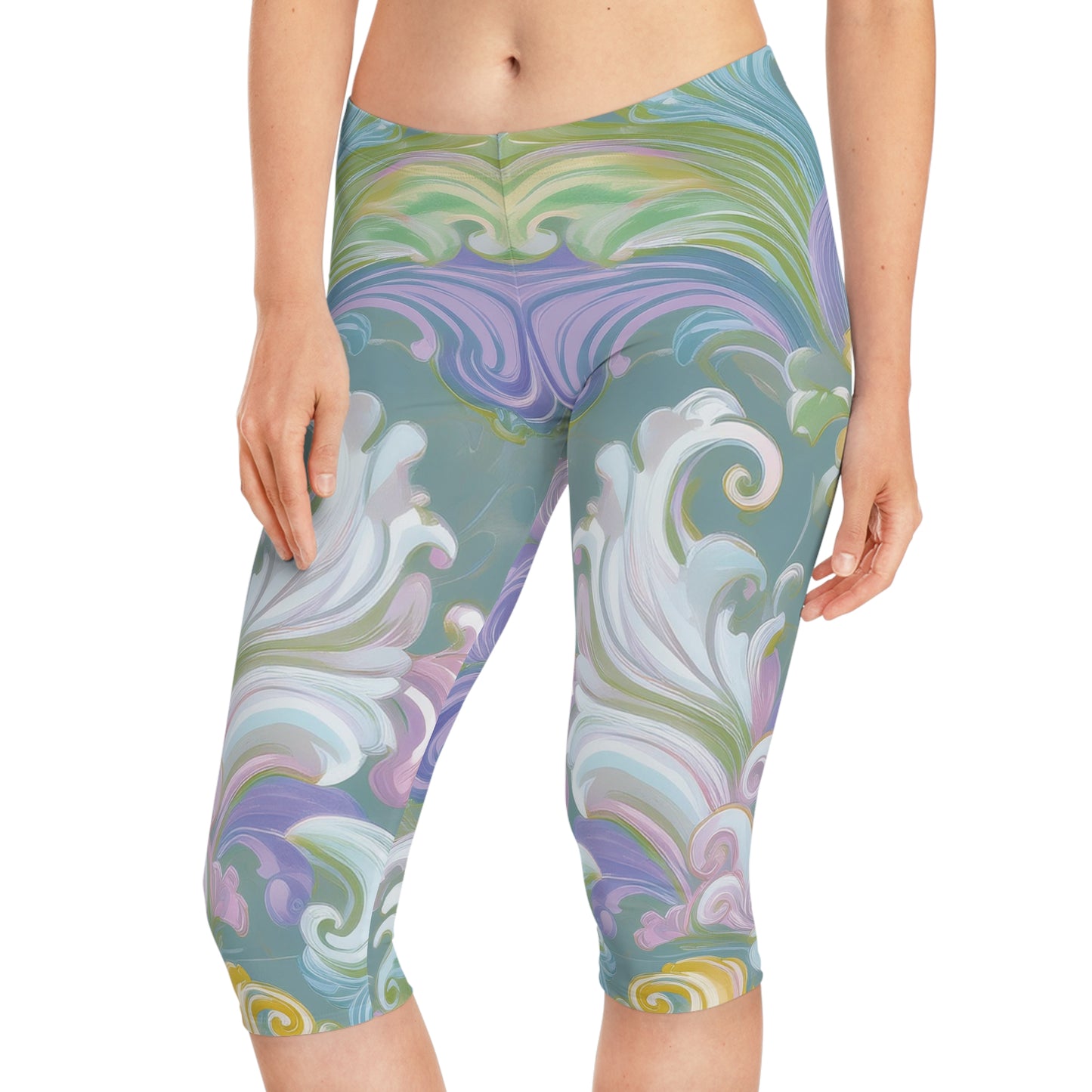 Capri-Leggings in Pastellfarben