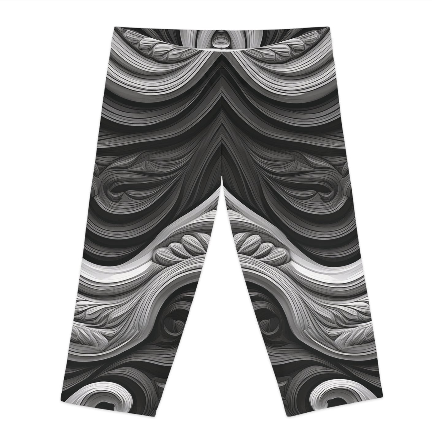 Capri leggings In Black and White