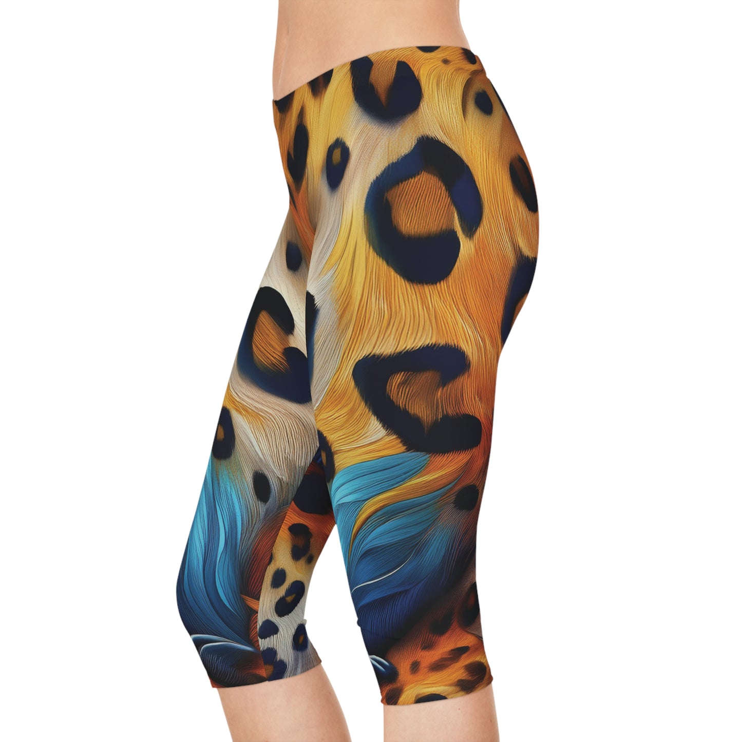 Capri leggings with Animal print - Cheetah