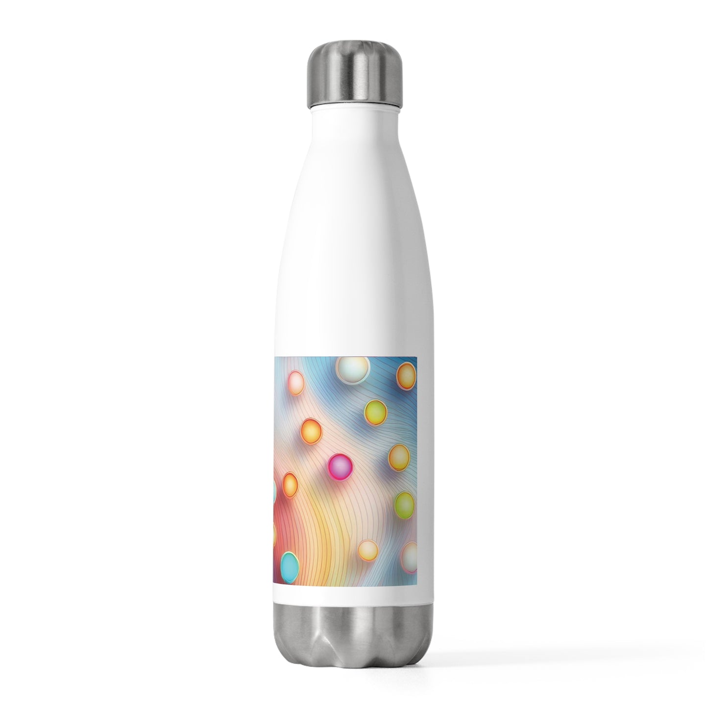 Colorful 20oz Insulated Bottle - Stylish Water Bottle for Active Lifestyles