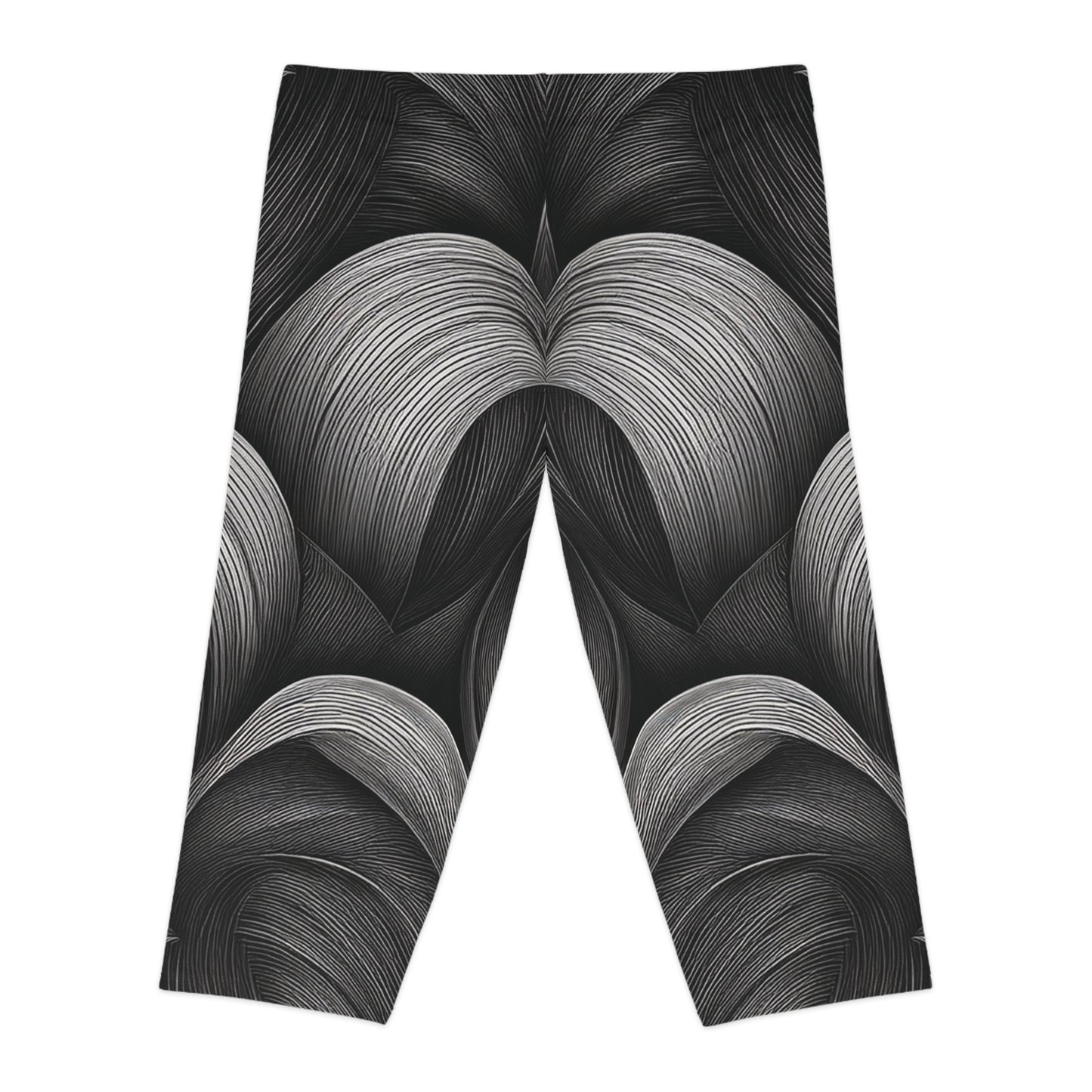 Legging Capri en noir et blanc