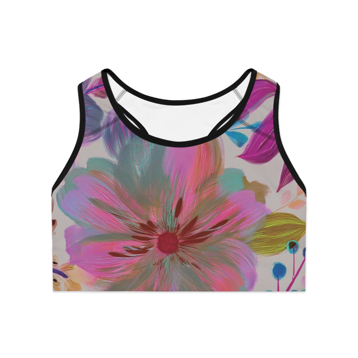 Sports Bra with Floral prints