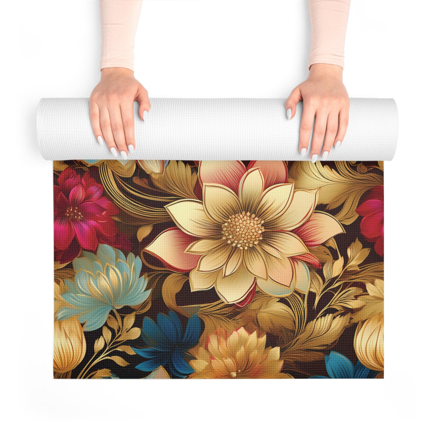 Yoga Mat with Floral print