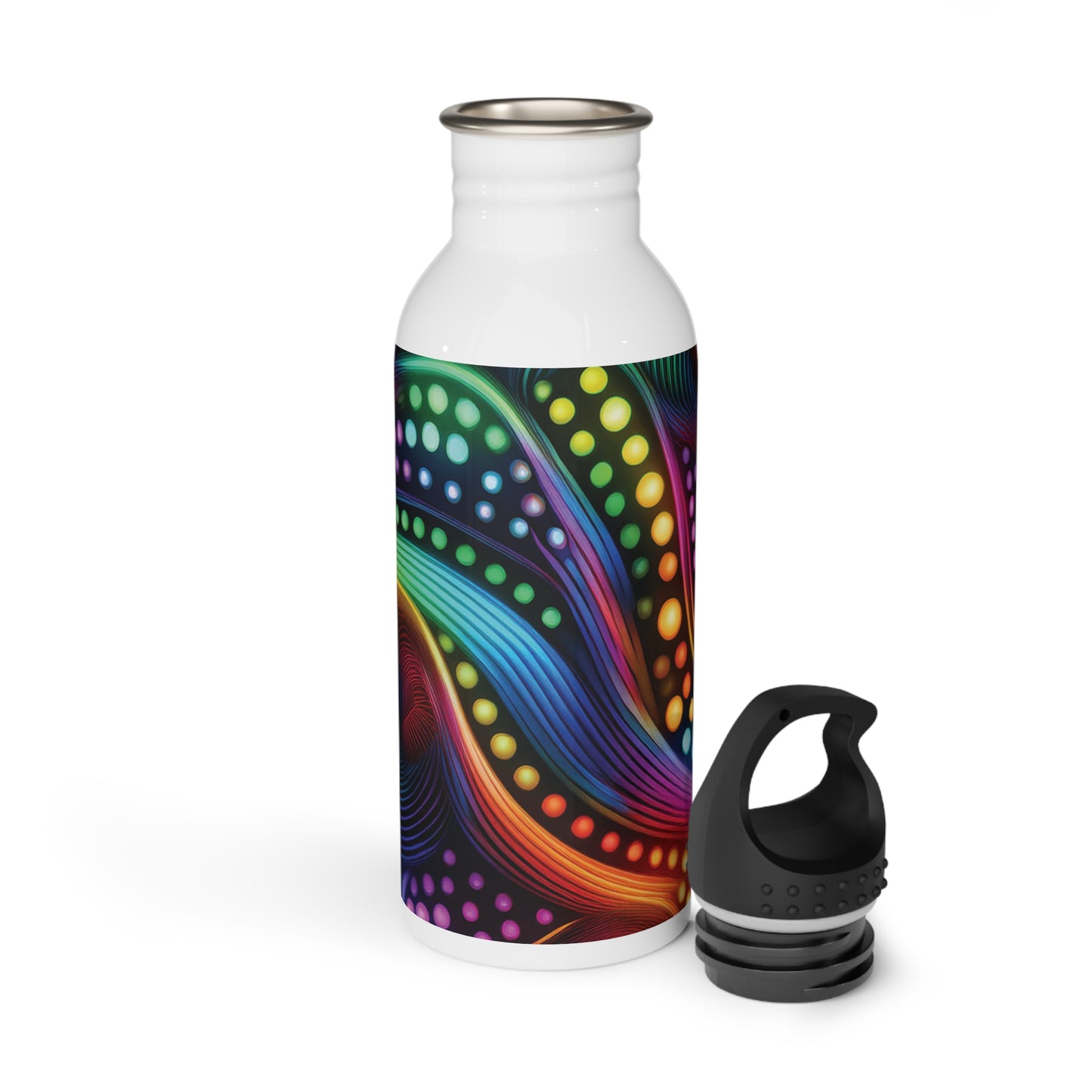 Vibrant Steel Water Bottle - Eco-Friendly Hydration for Fitness & Travel, 20oz